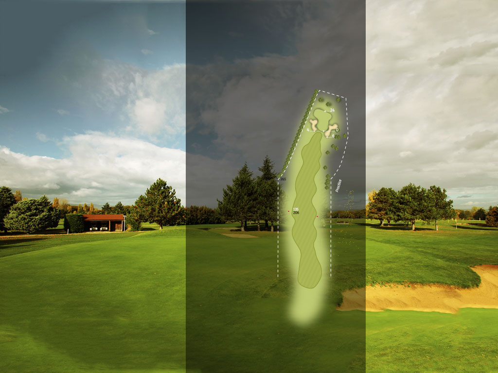 Golf Drôme Valence Saint Didier | Trou 18