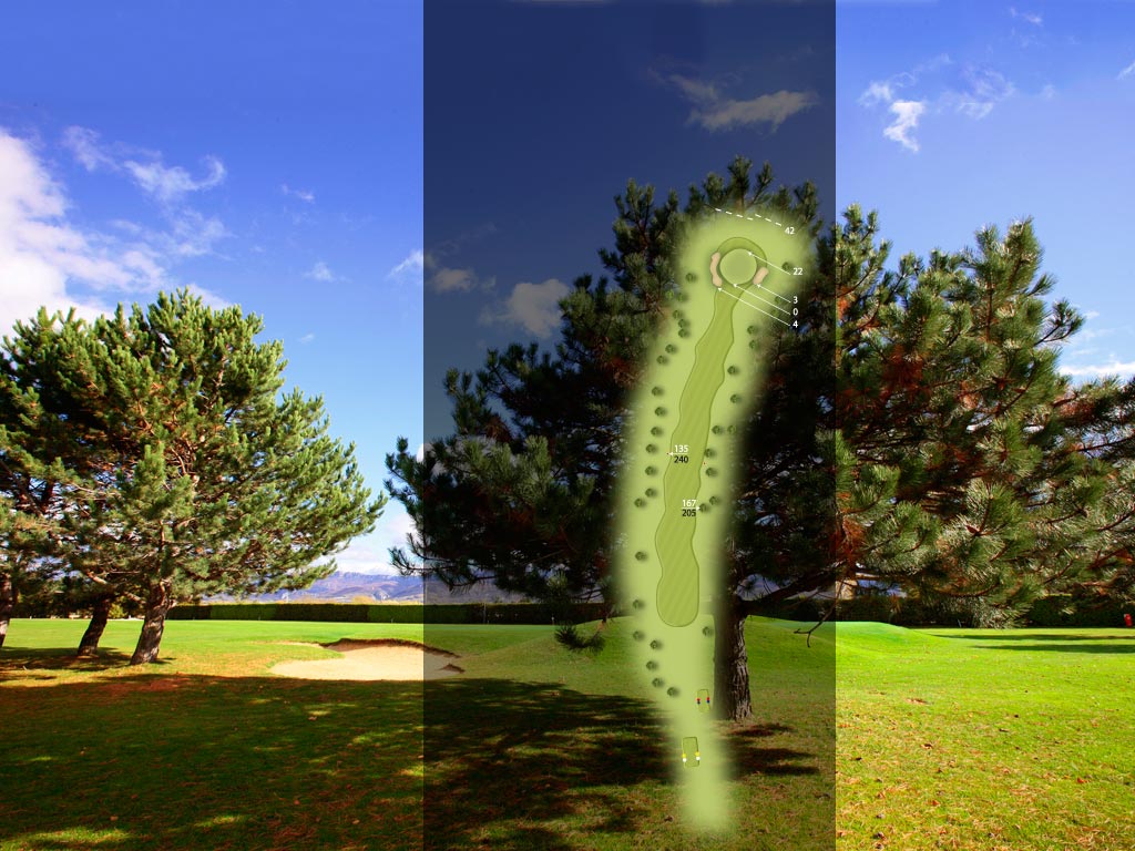 Golf Drôme Valence Saint Didier | Trou 6